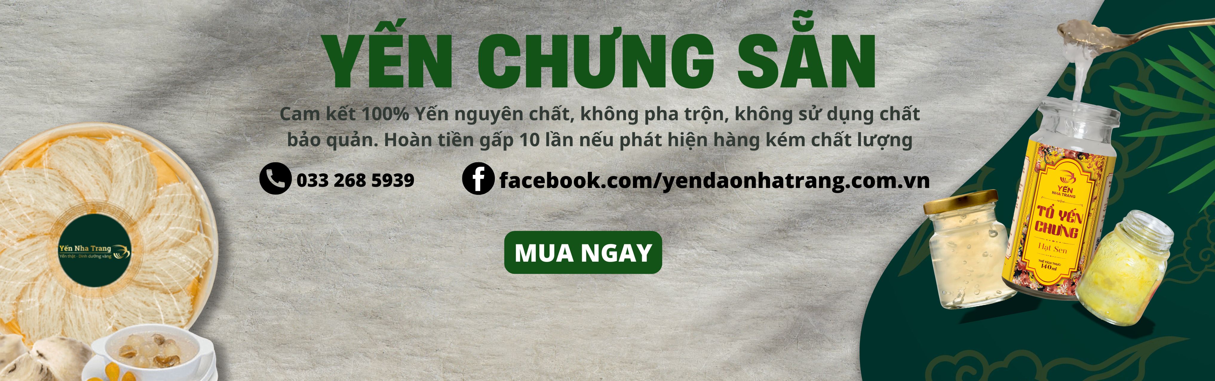 Yến chưng tươi các vị