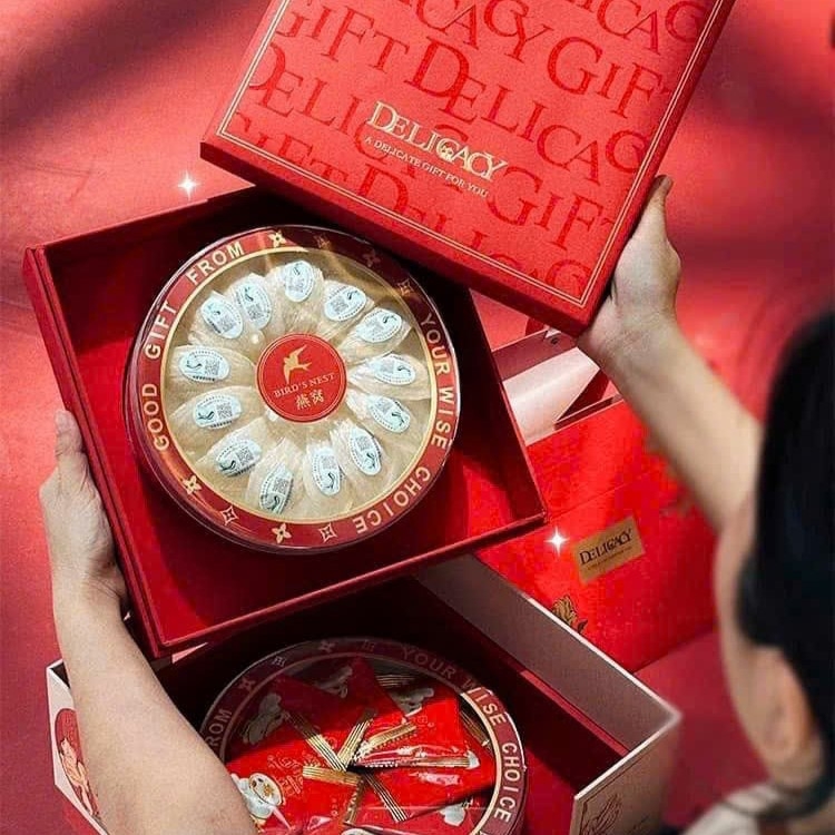 Set hộp quà Tết 2 tầng