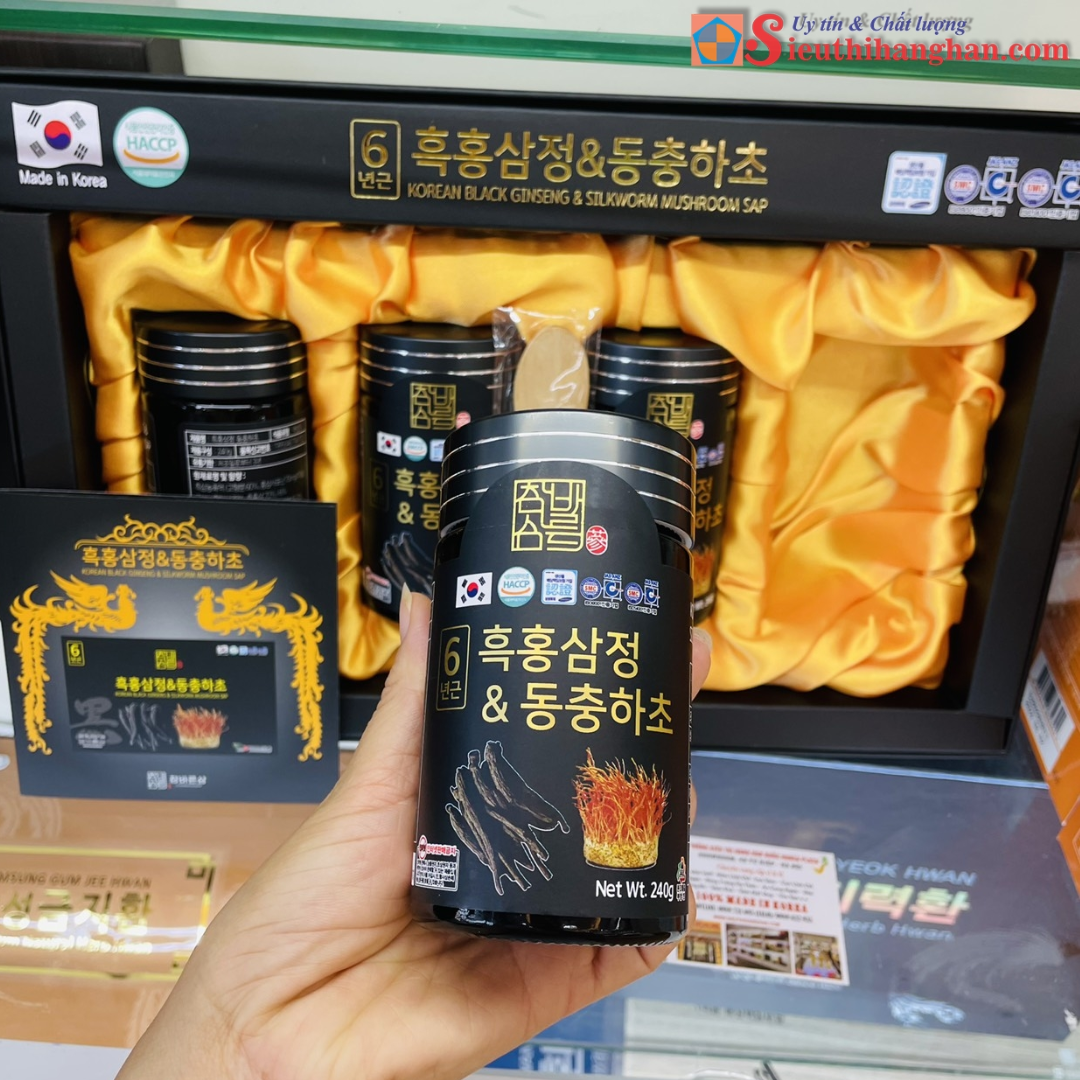 Cao Hắc Sâm Đông Trùng IRE (240G*4)