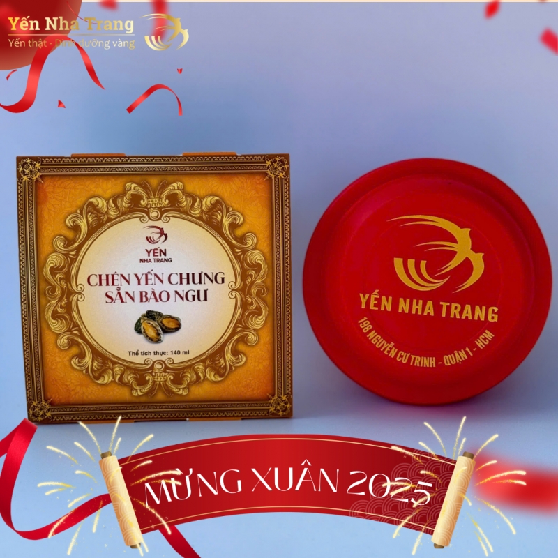 Chén yến chưng sẵn bào ngư