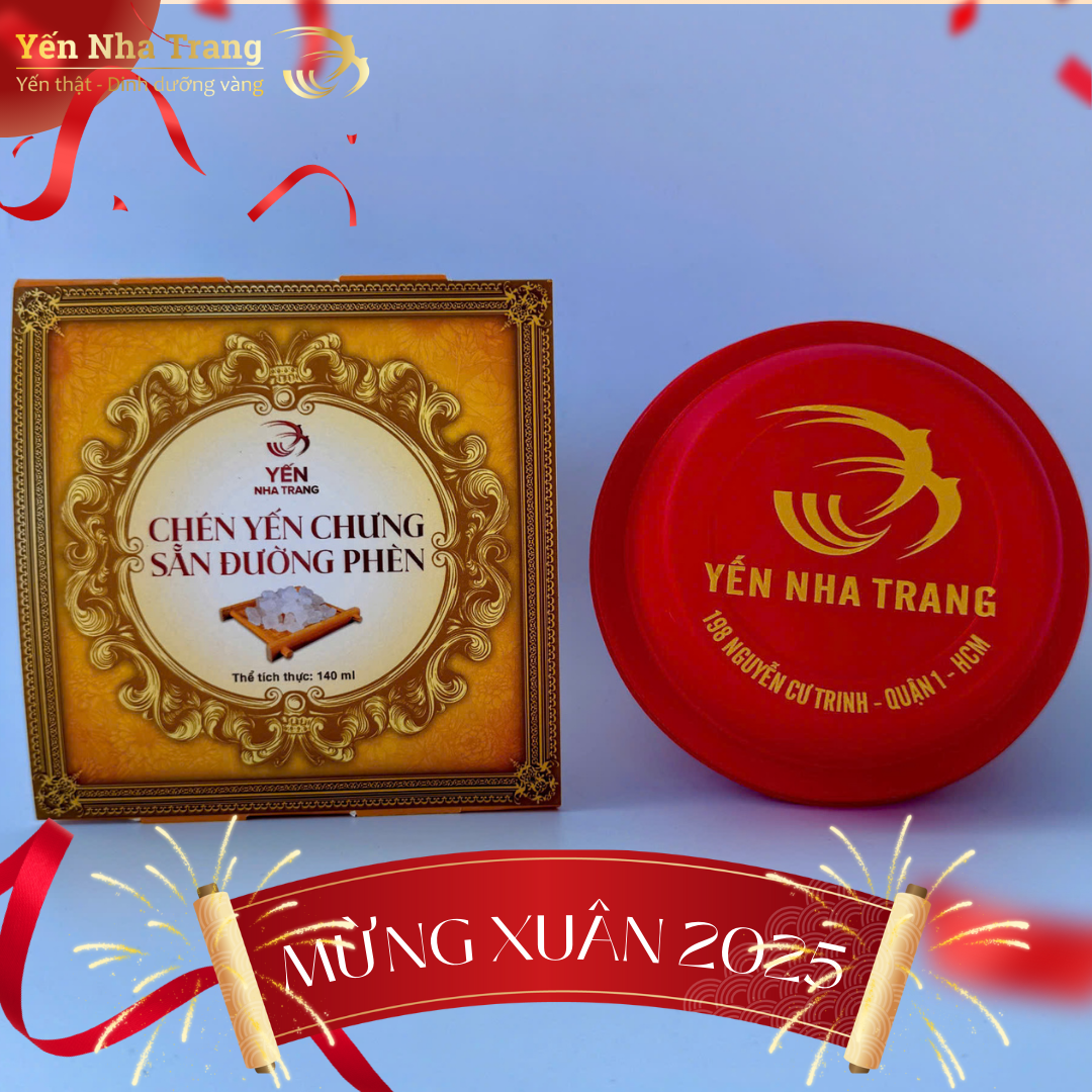 Chén yến chưng sẵn đường phèn