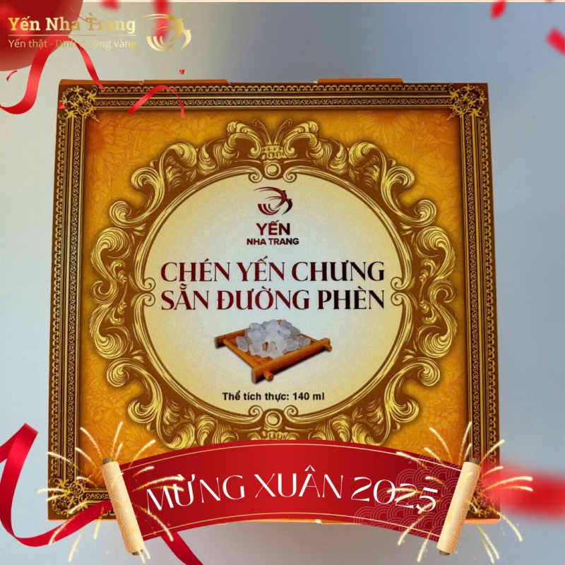 Chén yến chưng sẵn đường phèn