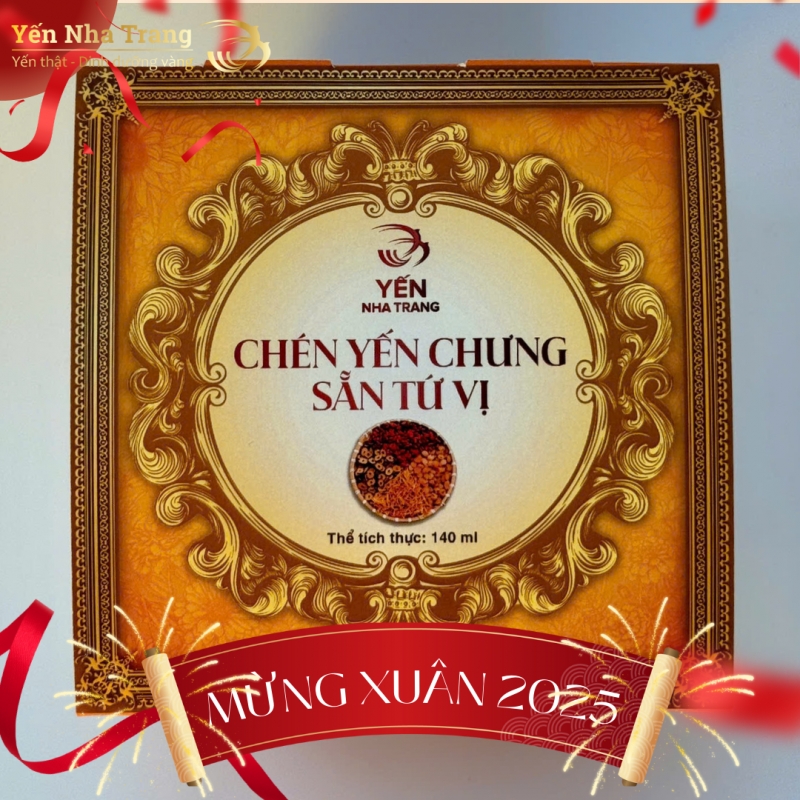 Chén yến chưng sẵn tứ vị