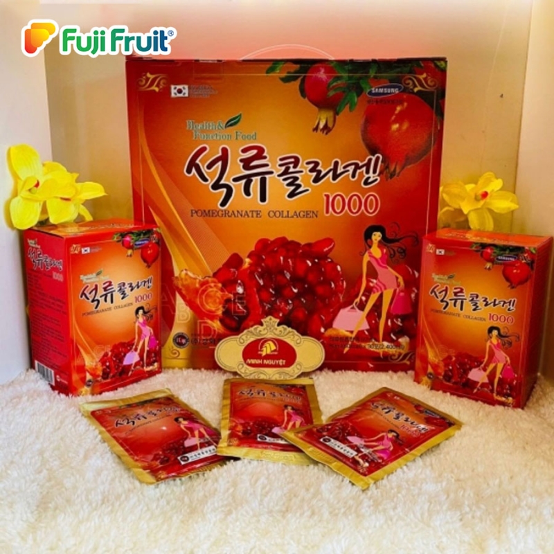 Nước ép Lựu Collagen 1000