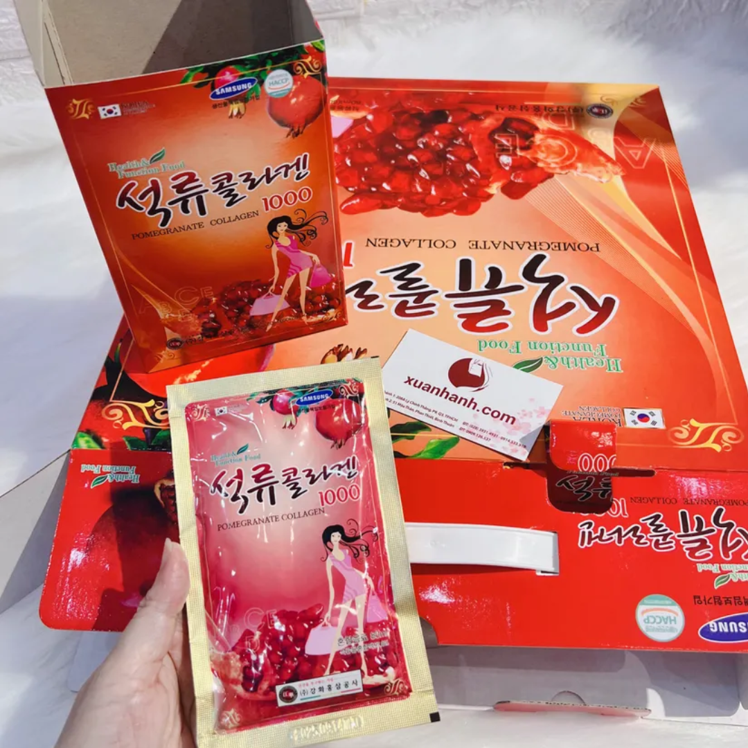 Nước ép Lựu Collagen 1000
