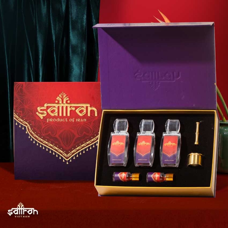 Set quà nhụy hoa nghệ tây Saffron SALAM 10gr