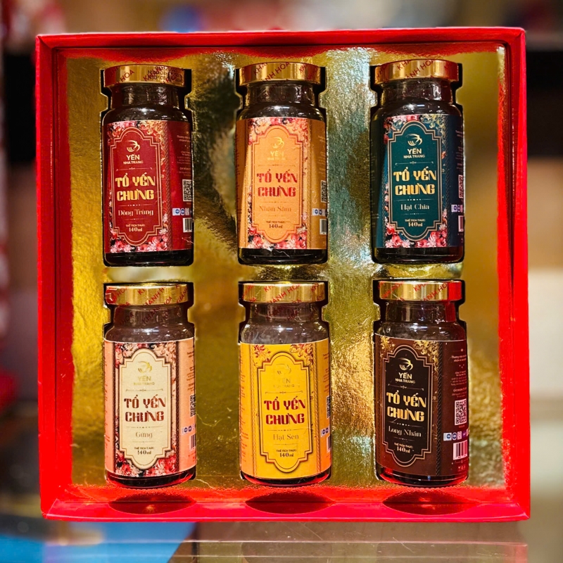 Set Yến chưng tươi 140ml - 6 vị
