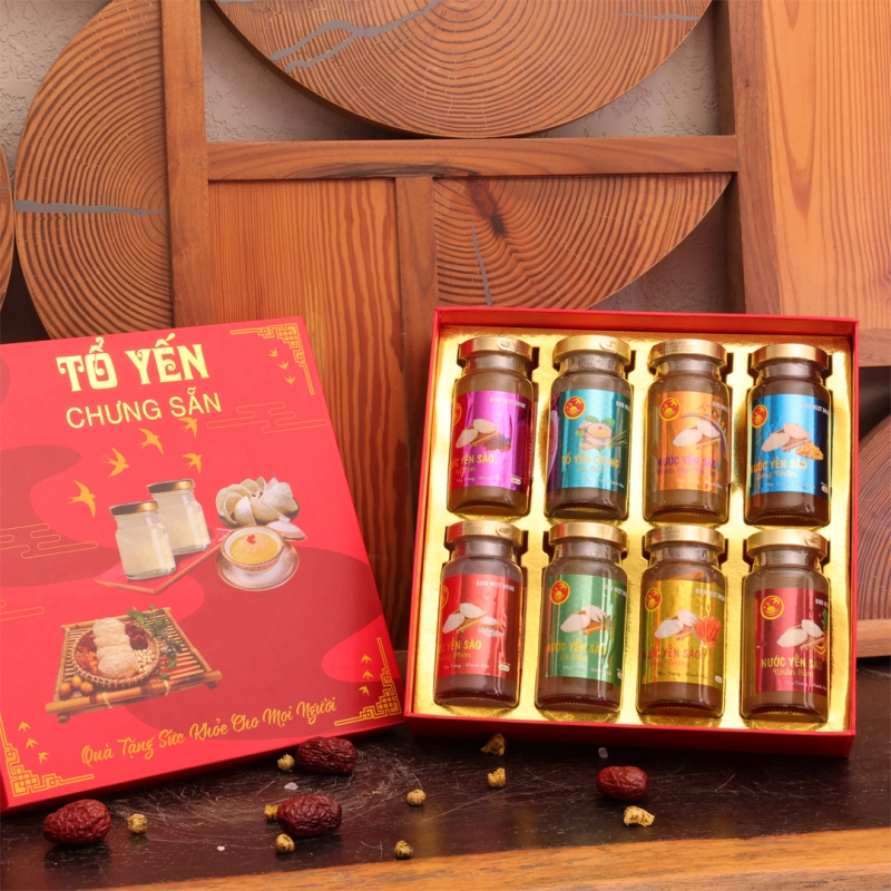 Set Yến chưng tươi 140ml - 6 hoặc 8 vị