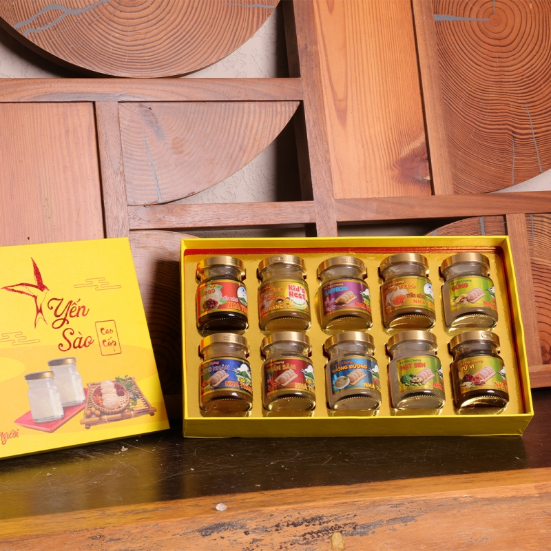 Set Yến chưng tươi 70ml - 10 vị