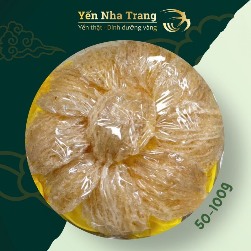 Tổ Yến Tinh Chế - Tinh Chế Bạch Yến - Tinh Chế Bạch Yến 100% Sợi Vàng dai