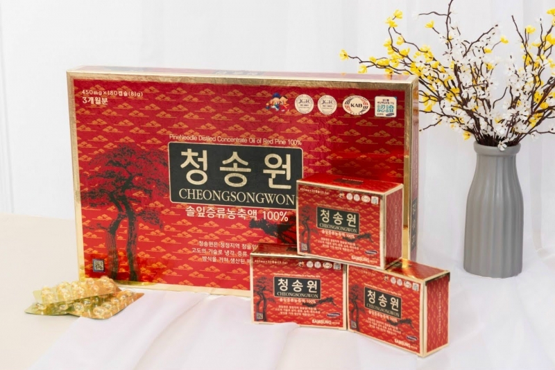 Viên dầu thông CHEONSONGWON ĐỎ