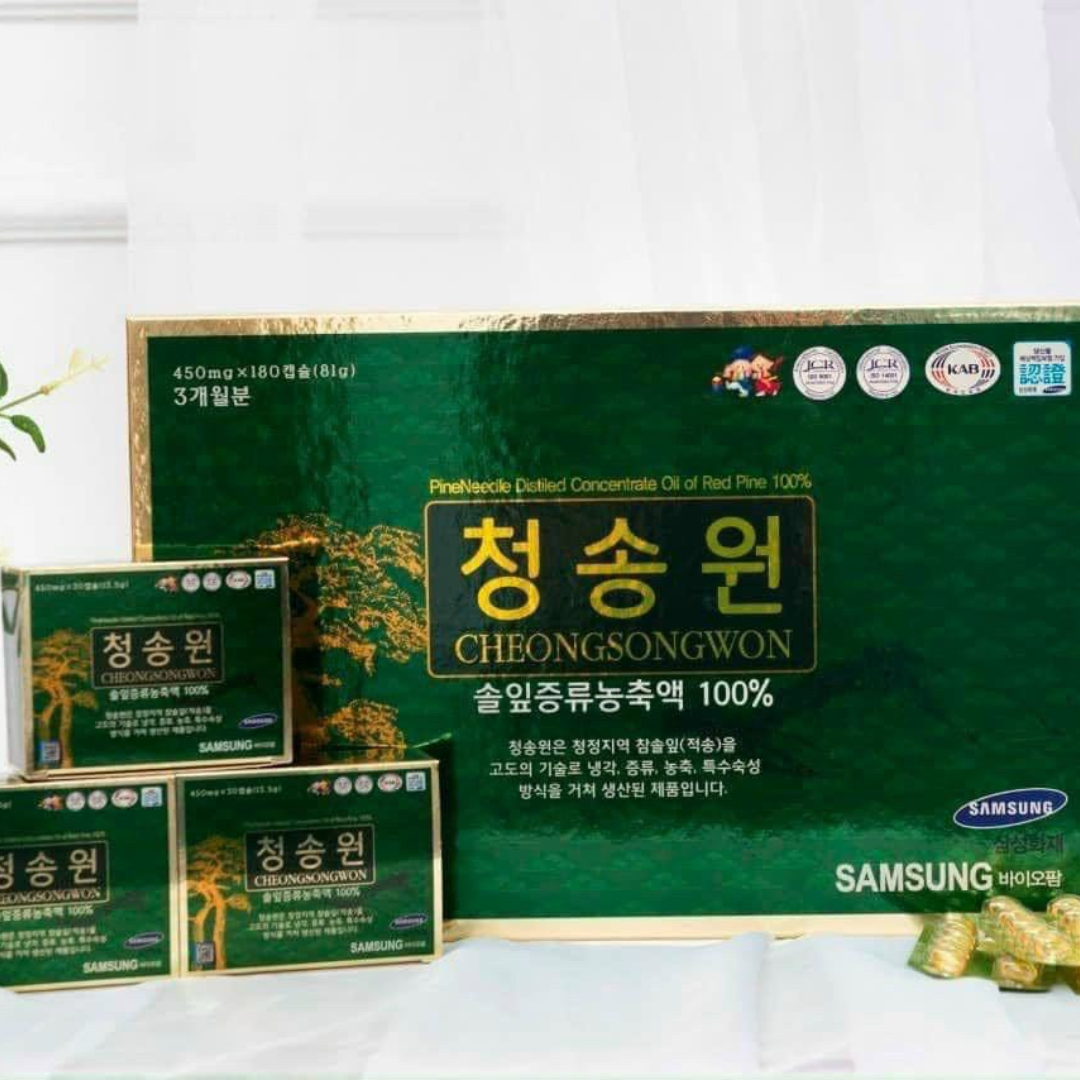 Viên dầu thông CHEONSONGWON XANH