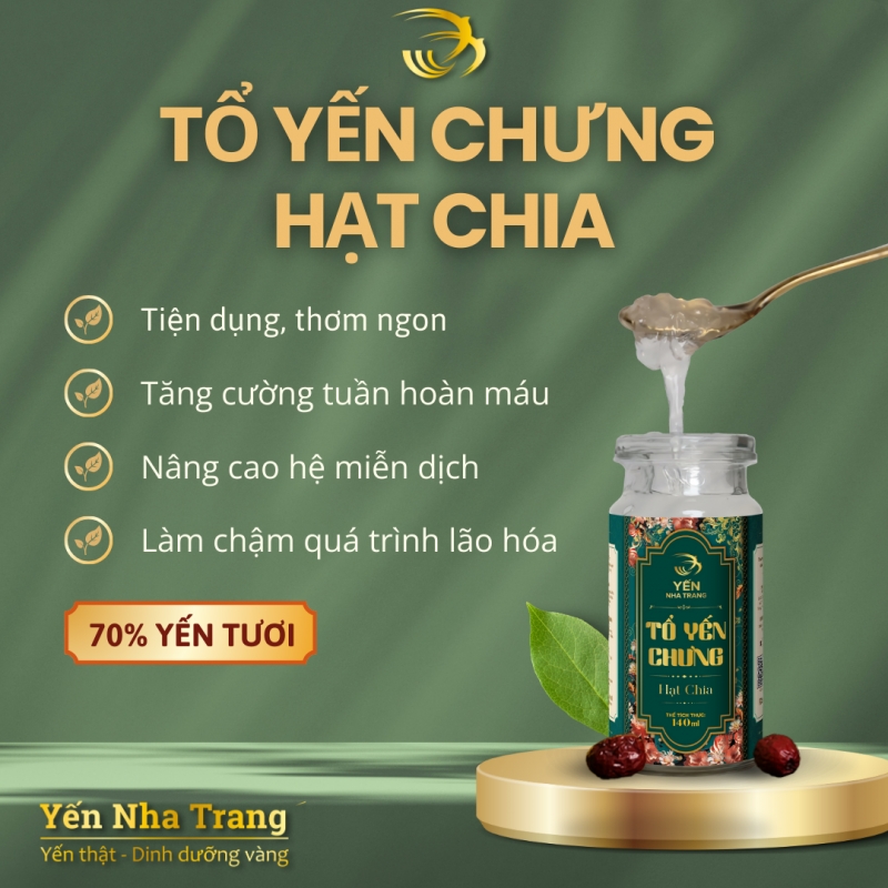 Yến chưng tươi Hạt Chia