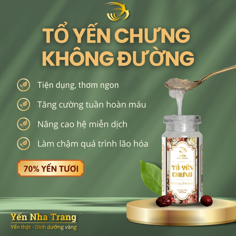 Yến chưng tươi Không Đường