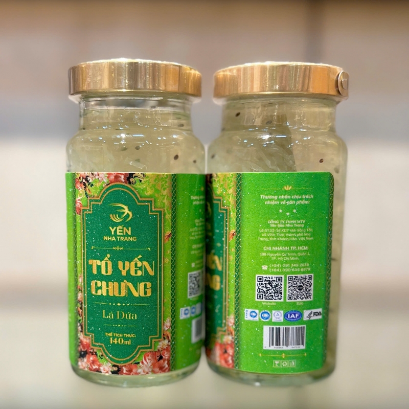 Yến chưng tươi Lá Dứa