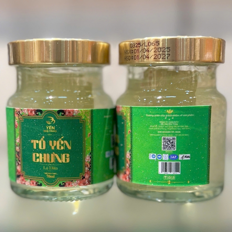 Yến chưng tươi Lá Dứa