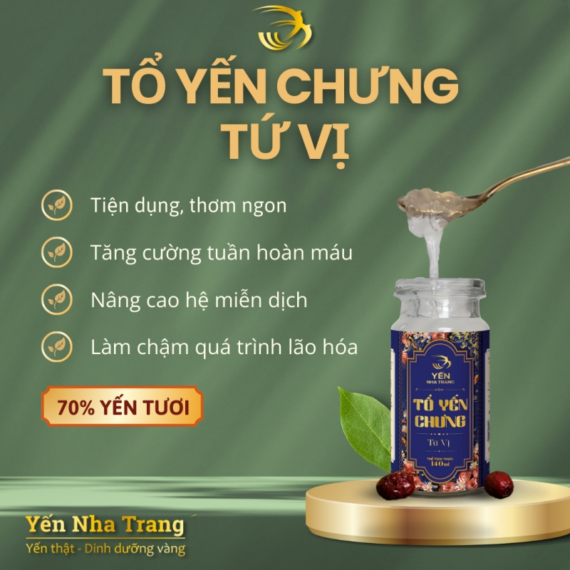 Yến chưng tươi Tứ Vị