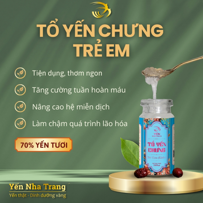 Yến chưng tươi vị - KIDS
